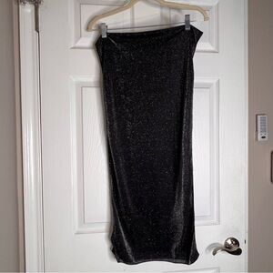 Y2K Kenneth Cole Elegant Black Shimmery scarf Wrap